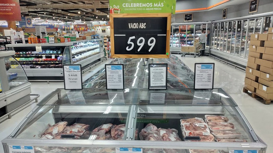 Ya rige el acuerdo de precios de cinco cortes de carne para las Fiestas
