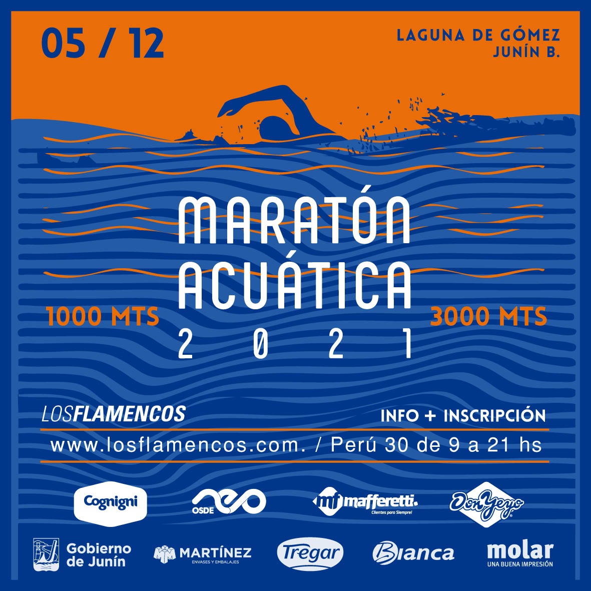 Se viene una maratón acuática en la Laguna de Gómez