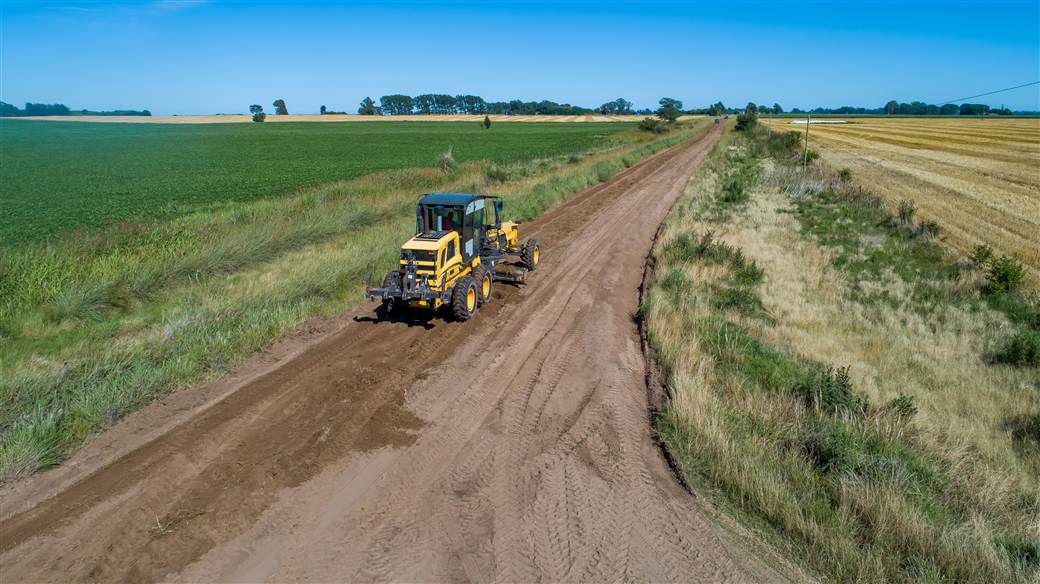 El Municipio mejoró 1.400 kilómetros de caminos rurales