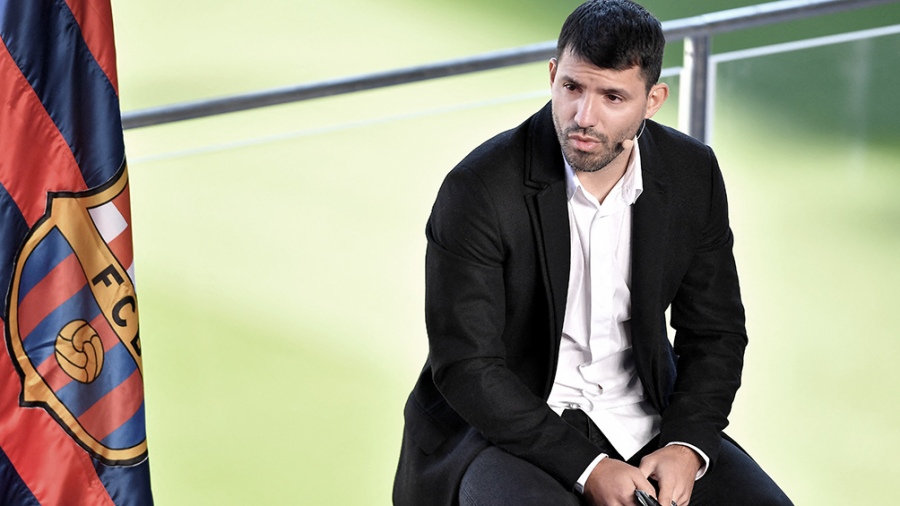 Sergio Kun Agüero anunció su retiro entre lágrimas: "He decidido dejar de jugar al fútbol profesional"