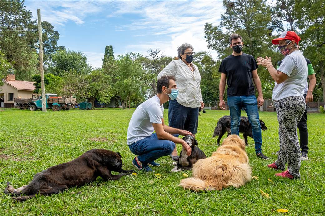 Petrecca entrego 20 nuevas cuchas al Refugio de Animales 3