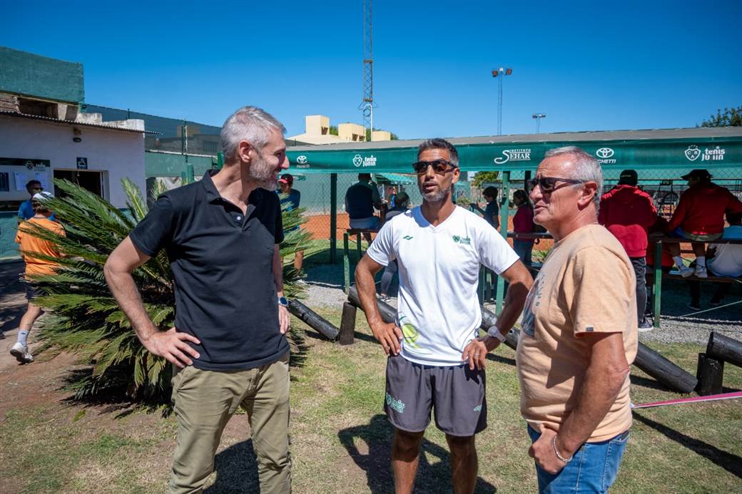 El Municipio acompano la realizacion de un torneo nacional de tenis