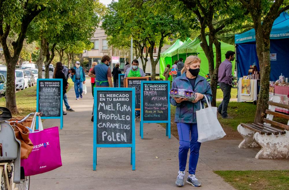 Mercado en tu Barrio vuelve a Plaza Sarmiento