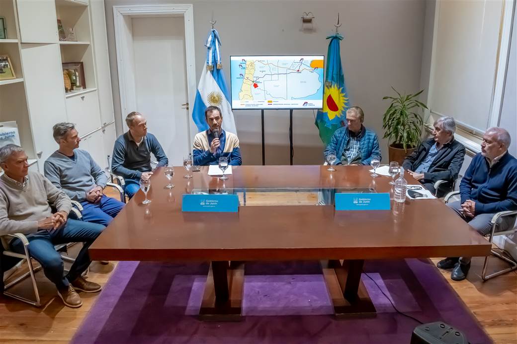 Conferencia de prensa Paso Pehuenche