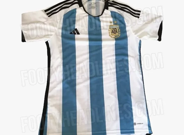 camiseta argentina qatar 2022