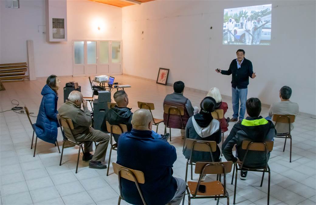 Charla a fomentistas Dengue