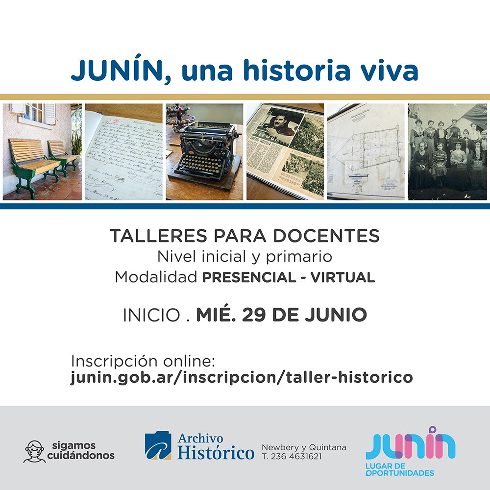 Convocatoria talleres historia de Junin