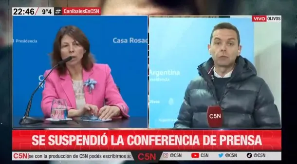 conferencia suspendida