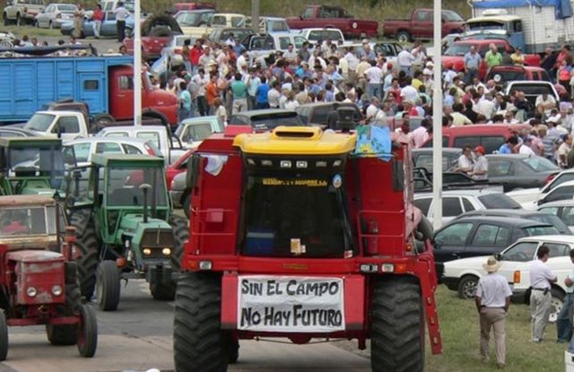 protesta del campo