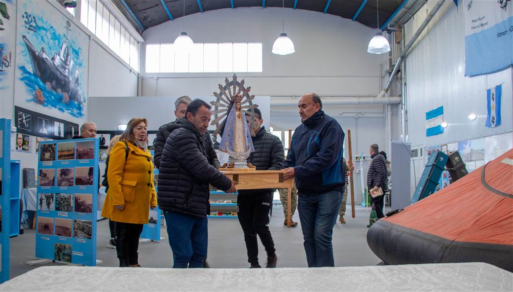 Llego a Junin la Virgen de Lujan que estuvo en Malvinas 4