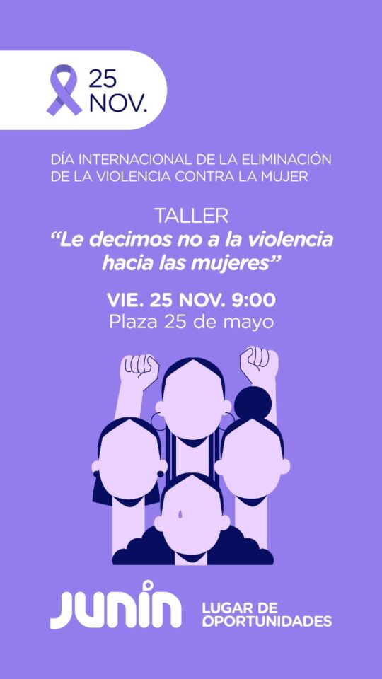 Taller en plaza 25 de mayo no a la violencia hacia las mujeres scaled