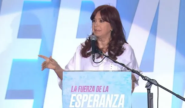 cristina acto de la militancia