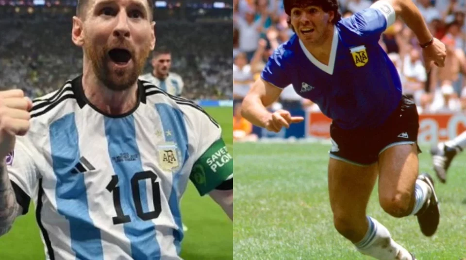 messi maradona