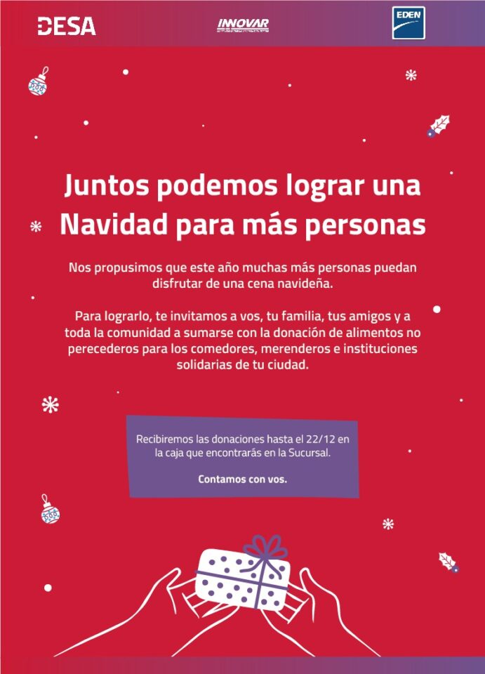 EDEN lanza Una Navidad para mas personas scaled