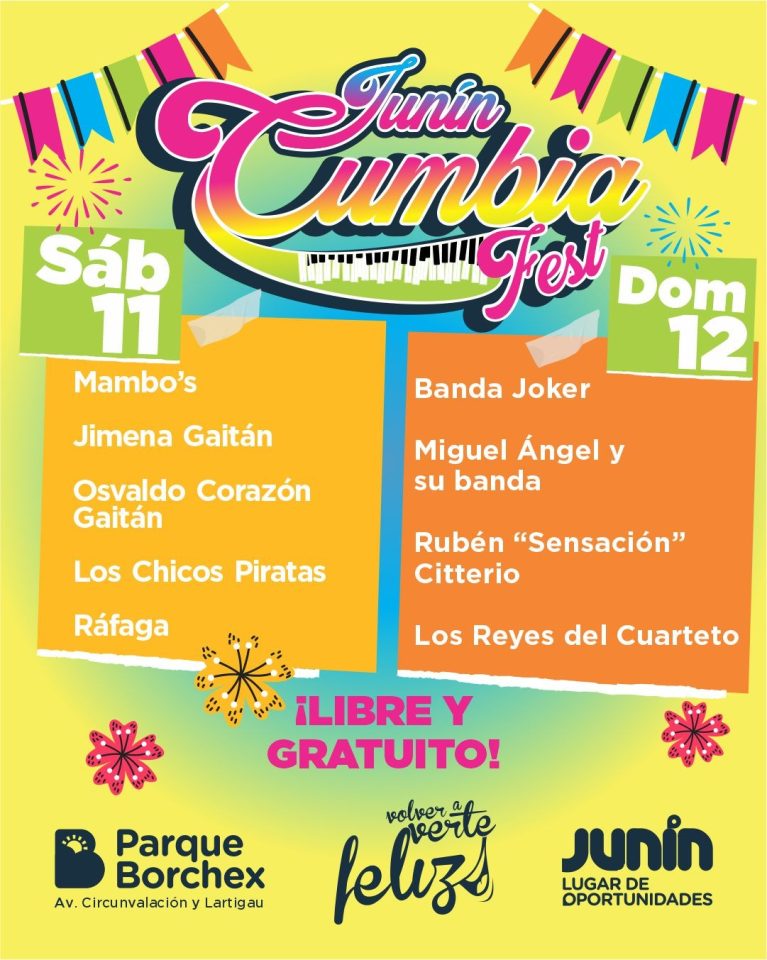 Junin Cumbia Fest programa scaled