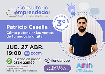 anuncio charla consultorio emprendedor