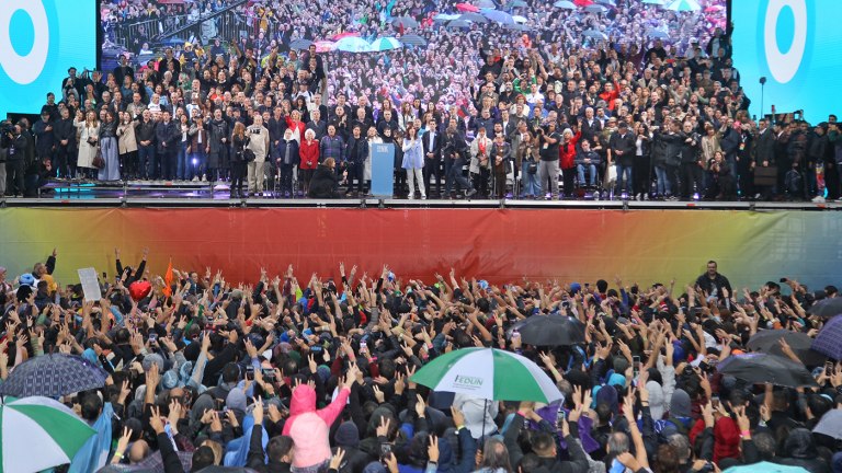 acto en plaza de mayo