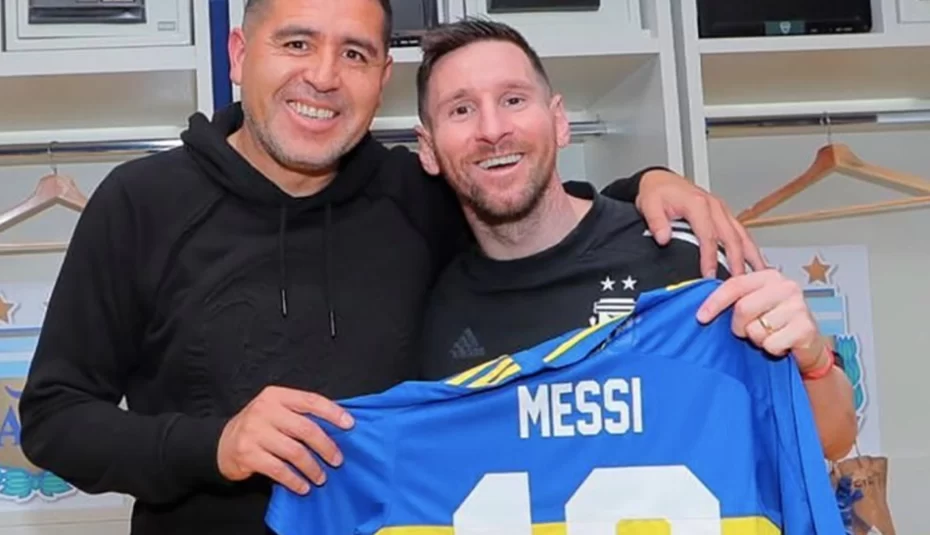 riquelme messi