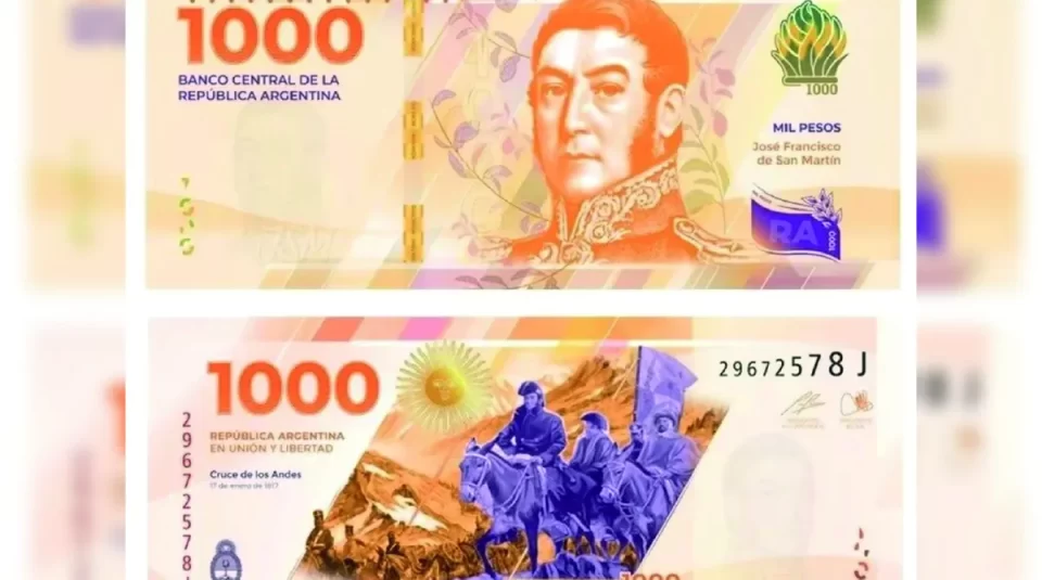 illetes de 1.000 pesos