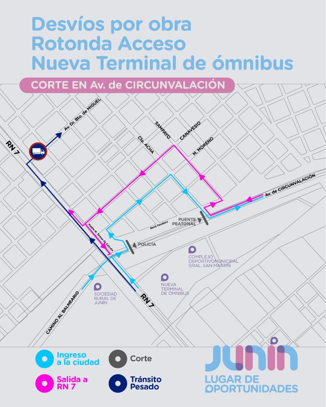 nueva circulacion por obras en nueva terminal scaled