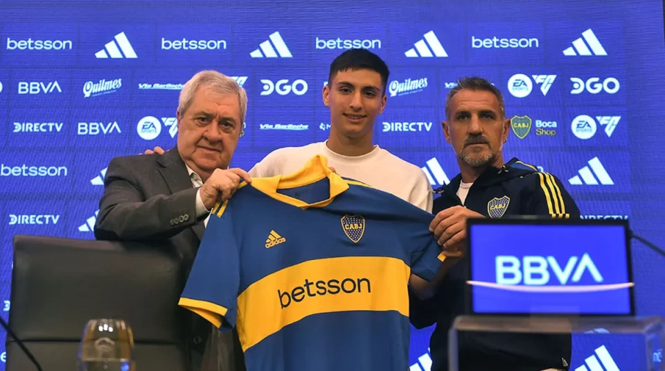 Ezequiel Bullaude fue presentado como nuevo jugador de Boca 1 Bullaude