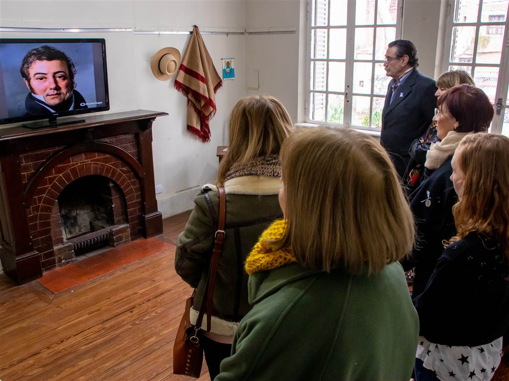 cultura muestra sobre san martin en el historico 1