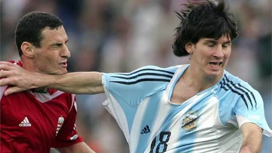 messi seleccion debut