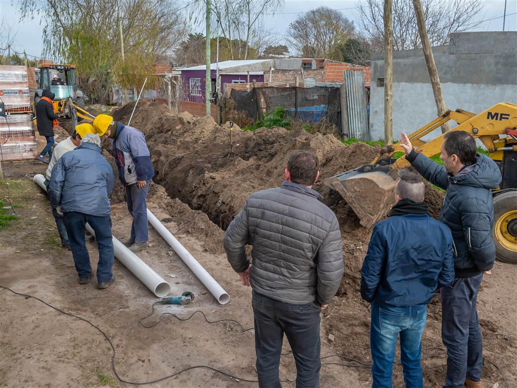 obras sanitarias trabajos extension de red de cloacas 1