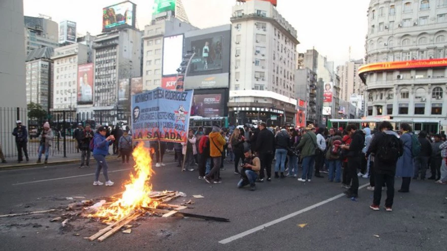 protesta obelisco