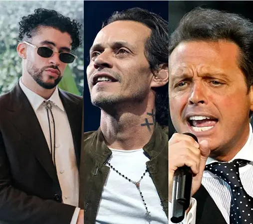 bad bunny marc anthony luis miguel