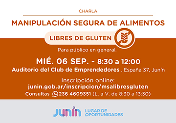 charla libre de gluten