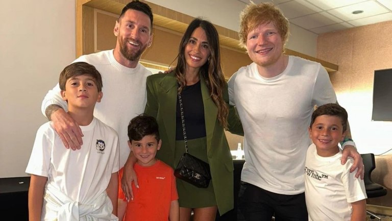 messi ed sheeran