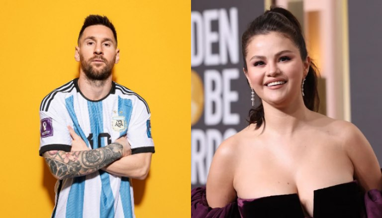 messi selena gomez