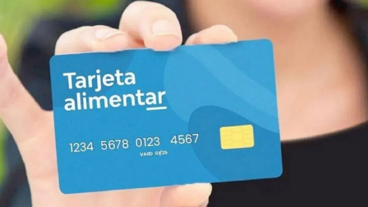 tarjeta alimentar