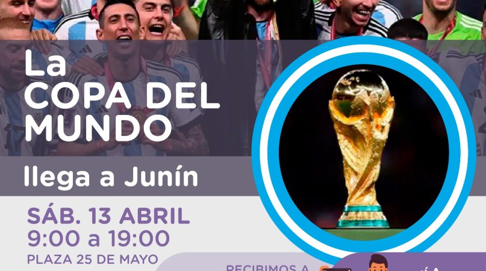 deportes la copa del mundo llega a junin