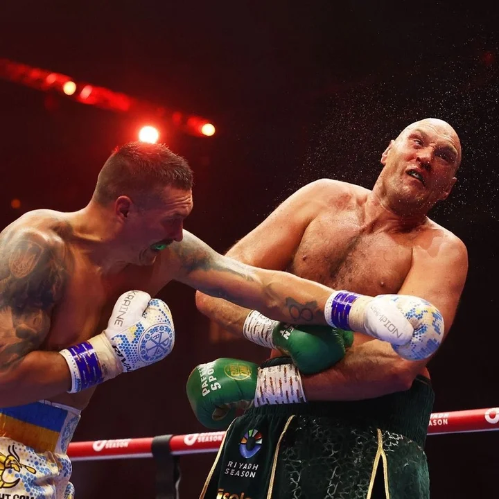 Oleksandr Usyk a Tyson Fury