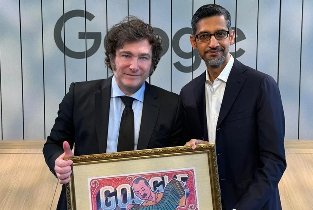 Sundar Pichai Javier Milei