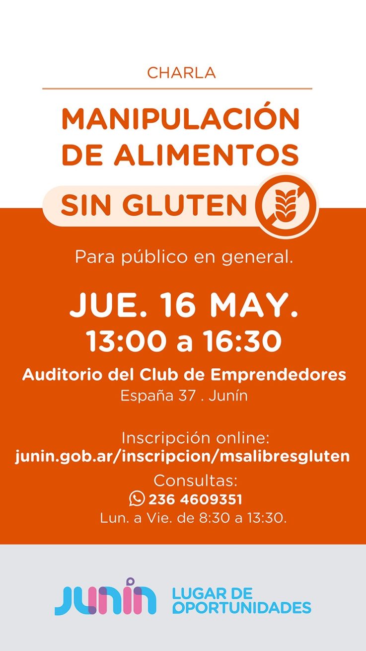 anuncio charla manipulacion de alimentos sin gluten scaled