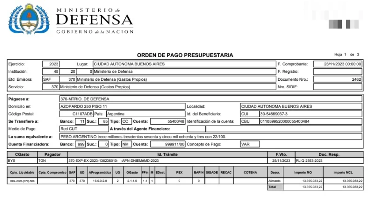 orden de pago