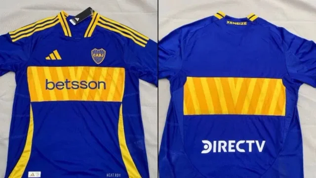 nueva camiseta de boca