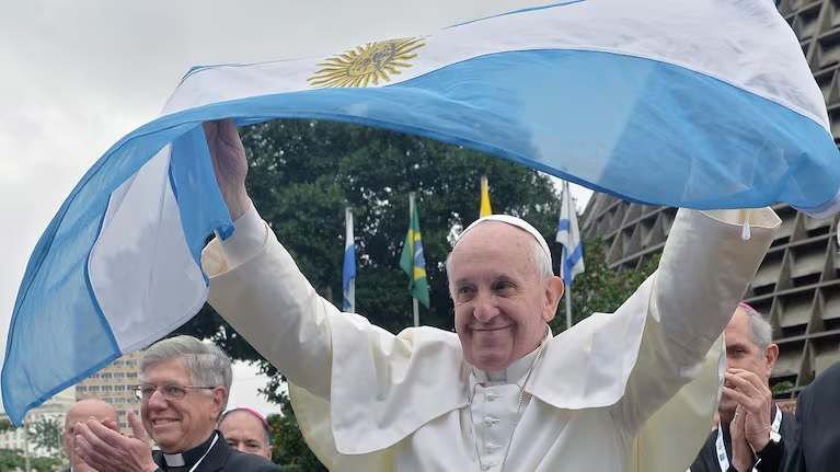 papa francisco bandera argentina