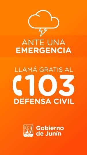 Ante la continuidad del alerta por fuertes tormentas, el Municipio de Junín sigue con las tareas preventivas 7 alerta cartel1