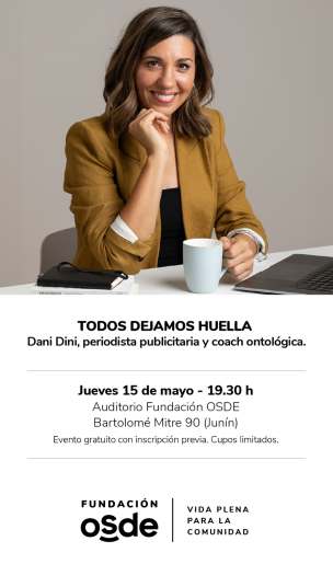 Convocan a la comunidad a participar de la charla “Todos dejamos huella” 2 invitacion charla todos dejamos huella