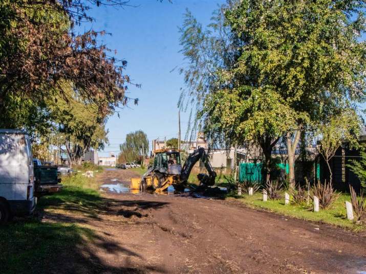 Tras las lluvias torrenciales, intenso despliegue de las cuadrillas municipales en todo Junín 6 trabajos pos temporal domingo 5