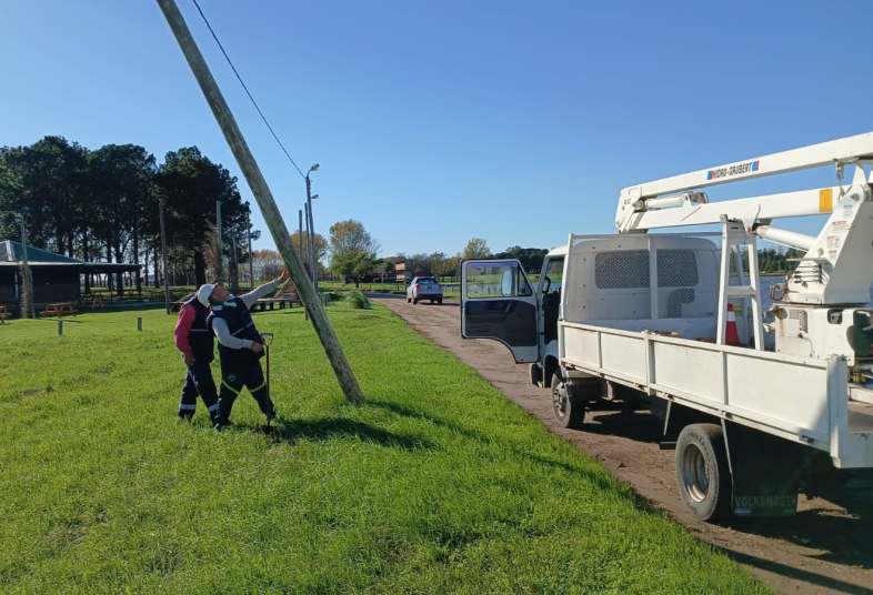 Tras las lluvias torrenciales, intenso despliegue de las cuadrillas municipales en todo Junín 3 trabajos pos temporal domingo 8